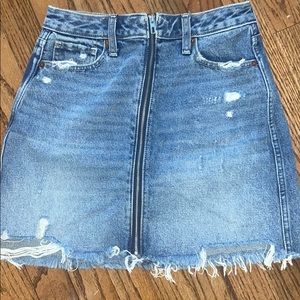 A&F Jean Skirt